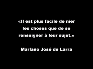 Proverbe de Marlano José de LARRA